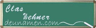 Clas Wehner Visitenkarte
